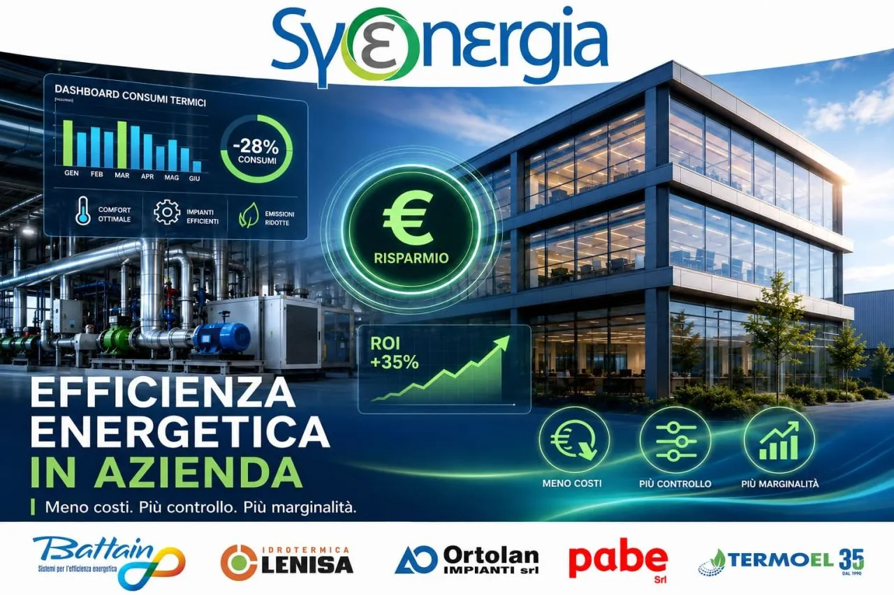 Efficienza Energetica in azienda: Analisi dei consumi termici aziendali per la riduzione delle spese di gestione Syenergia